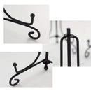 (4 pack)Iron Display Stand, Black Iron Easel Plate Display Photo Holder Sta M6G9