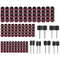 338pcs Sanding Drum Kit with Free Box fits Includes Rubber Drum Mandrels -  D2W1
