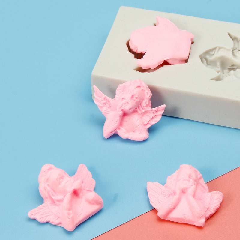 4-Angels Silicone Mold Chocolate Candy Fondant Cake Decorating Baking Tools