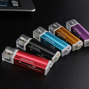 New All In 1 Mini Usb 2.0 Micro-SD Tf M2 Ms T flash Card Reader Adapter Hig R2Q5