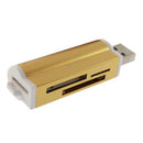 New All In 1 Mini Usb 2.0 Micro-SD Tf M2 Ms T flash Card Reader Adapter Hig R2Q5