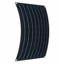 30W Waterproof Solar Panel Matte Texture Car Emergency Charger WIth 4 Protective Corners Dual USB+DC