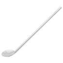 Fine Stainless Steel Reusable Spoon Drink Straw Set Long Spoons / Stirrer F N9S1