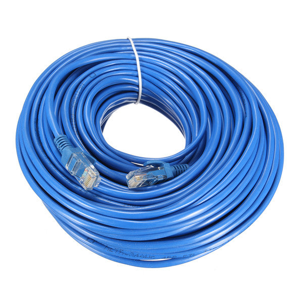 25m Blue Cat5 65FT RJ45 Ethernet Cable For Cat5e Cat5 RJ45 Internet Network LAN Cable Connector