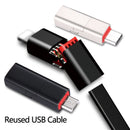 Reused Repairable USB Data Cable Charger Data Cable Reusable USB Cable 1.5m A3P8