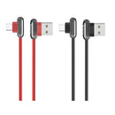 HOCO U60 90 Degree Micro USB Fast Charging Data Cable for Tablet Smartphone 1.2M