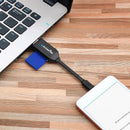 Rocketek OTG03 USB 2.0 Micro USB to SD TF OTG Card Reader Charge Cable for Android Phone