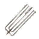 [25 Pack] Drapery Curtain Tape Stainless Steel 4 Prongs Pinch Pleat Hook Cl F7X1