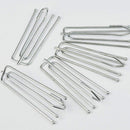 [25 Pack] Drapery Curtain Tape Stainless Steel 4 Prongs Pinch Pleat Hook Cl F7X1