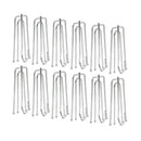 [25 Pack] Drapery Curtain Tape Stainless Steel 4 Prongs Pinch Pleat Hook Cl F7X1