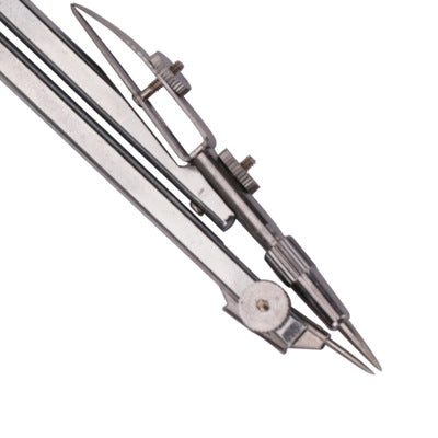 Deli 8601 Steel Drawing Compass Math Geometry Tools For School Student