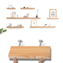 6Pcs 3-Inch Invisible Floating Shelf Brackets, Hidden Shelves Supports, Wal L4K7