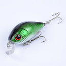 ZANLURE 3PCS 5cm 7g Fishing Hard Baits Rock Fishing Lures Noctilucent Artificial Crankbaits 3D Eyes