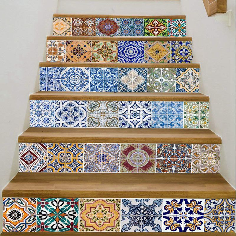 Peel and Stick Tile Backsplash Stair Riser Decals DIY Tile Decals Mexican T G7O8