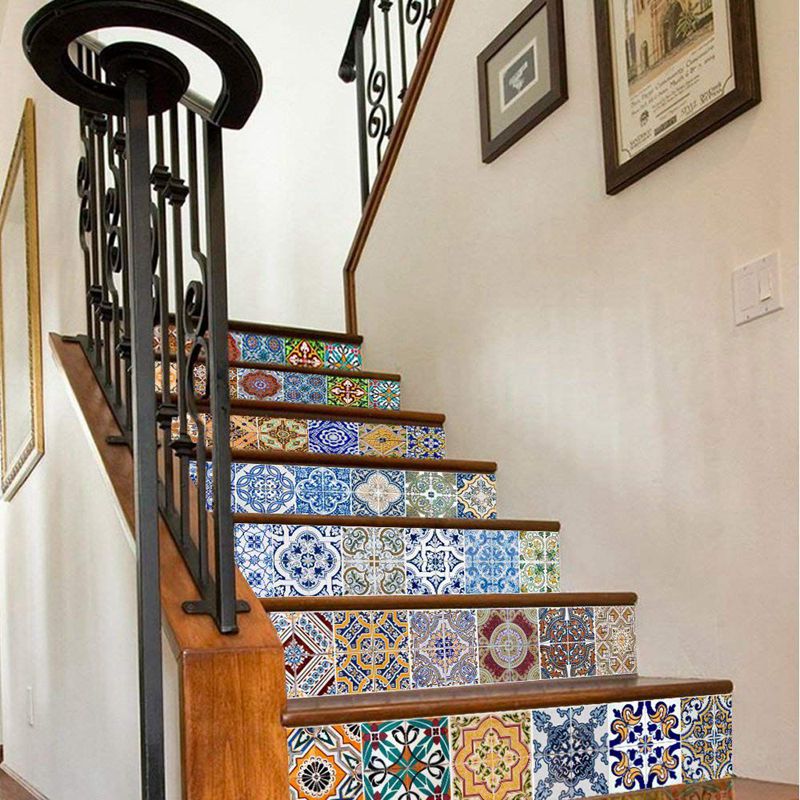 Peel and Stick Tile Backsplash Stair Riser Decals DIY Tile Decals Mexican T G7O8