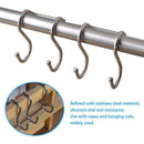 Premium 2 Pack Dual S Shaped Hooks Stainless Steel Home Office Bath Coat Ca L2E1