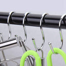 Premium 2 Pack Dual S Shaped Hooks Stainless Steel Home Office Bath Coat Ca L2E1