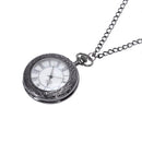 Large new quartz pocket watch Fashion trend Roman scale design magic glass  U3C8