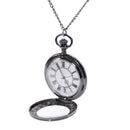 Large new quartz pocket watch Fashion trend Roman scale design magic glass  U3C8