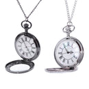 Large new quartz pocket watch Fashion trend Roman scale design magic glass  U3C8