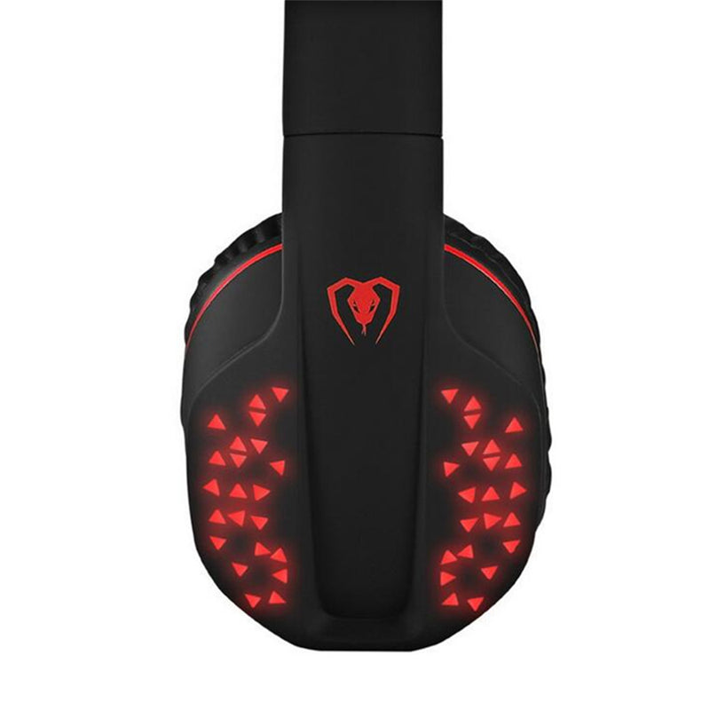 Wireless bluetooth Earphone Gaming Headset for Xbox One PC PS4 With Mic LED and Volume Control