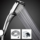 Pressurized Water Saving Square Handheld Shower Head Bath Shower