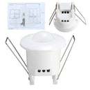 360 PIR IR Infrared Motion Sensor Detector Light Switch For Hallway Occupancy Lamp