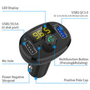 Bluetooth FM Transmitter  Charger 3.0 Car MP3 Audio Music Player Dual UR3C6