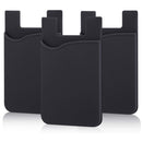 Adhesive Phone Wallet, [3 Pack] Ultra Thin Stick-on Silicone Credit Card Ho K8Y1