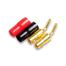 10-Pair 2mm Banana Plug Pin Screw Type, Audio Speaker Cable Connector Coppe