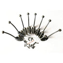8 pieces of heavy duty coating hook wall hanging tool hook hook double hook