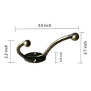 8 pieces of heavy duty coating hook wall hanging tool hook hook double hook