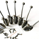 8 pieces of heavy duty coating hook wall hanging tool hook hook double hook