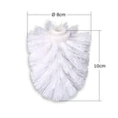 3 Pack Toilet spare brush brush head white stainless steel toilet brush sparS5Y9