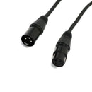 5 pack 2 ft foot feet long 3 pin Male to Female XLR shielded DMX data cable