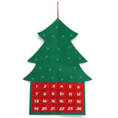 Christmas Tree Advent Calendar Felt Fabric Countdown Xmas Display Decor Ornament