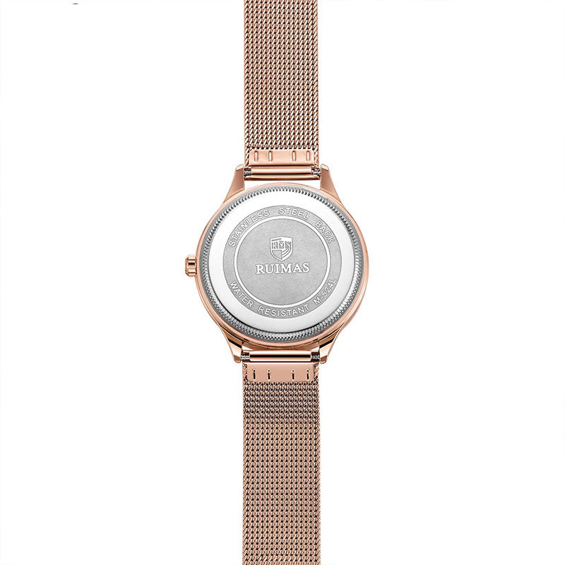 RUIMAS 524 Fashion Women Watch Starry Sky Dial Hardlex Mirror Waterproof Quartz Watch