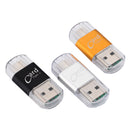 Card Reader Aluminum USB Type C OTG Micro-SD/TF External Memory Card Reader