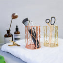 Pen Holder, Makeup Brush Holder Wire iron Pencil Holder Desk Accessories go
