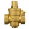 TMOK 1/2" 3/4" 1" Brass Adjustable Water Heater Pressure Reducing Valve with Gauge Meter Safety Relief Valve Pressure Regulator Controller