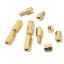 Suleve M3BH1 300Pcs M3 Male-Female Brass Hex Column Standoff Support Spacer Pillar For PCB Board