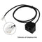 RJ9 4P4C Male To Dual Female Ports Connector Telephone Adapter Cable Wire T