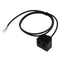 RJ9 4P4C Male To Dual Female Ports Connector Telephone Adapter Cable Wire T