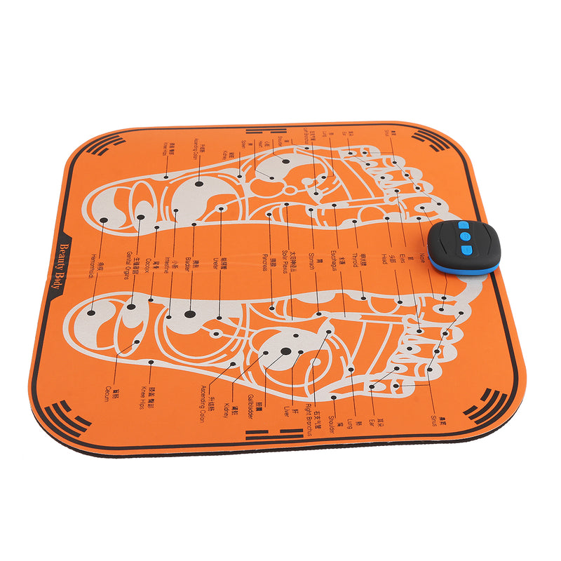 EMS Foot Massager Mat USB Rechargeable Foot Massager for Promoting Blood Circulation Relaxing Pressure Muscle Pain Relief