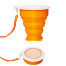 Pack Of 5 Silicone Foldable Drink Cups Set Of 5 Foldable Extendable Travel CC7Y3