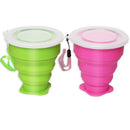 Pack Of 5 Silicone Foldable Drink Cups Set Of 5 Foldable Extendable Travel CC7Y3