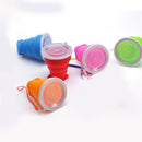 Pack Of 5 Silicone Foldable Drink Cups Set Of 5 Foldable Extendable Travel CC7Y3