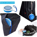 Pack Of 5 Silicone Foldable Drink Cups Set Of 5 Foldable Extendable Travel CC7Y3