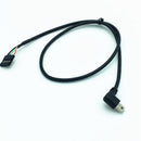 (2-Pack) 50CM 90 Degree Left Angle Mini USB Male to 5 Pin Motherboard Femal