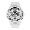 SANDA 757 Calendar Luminous Display Fashion Design Children Watch Dual Display Digital Watch for Kids